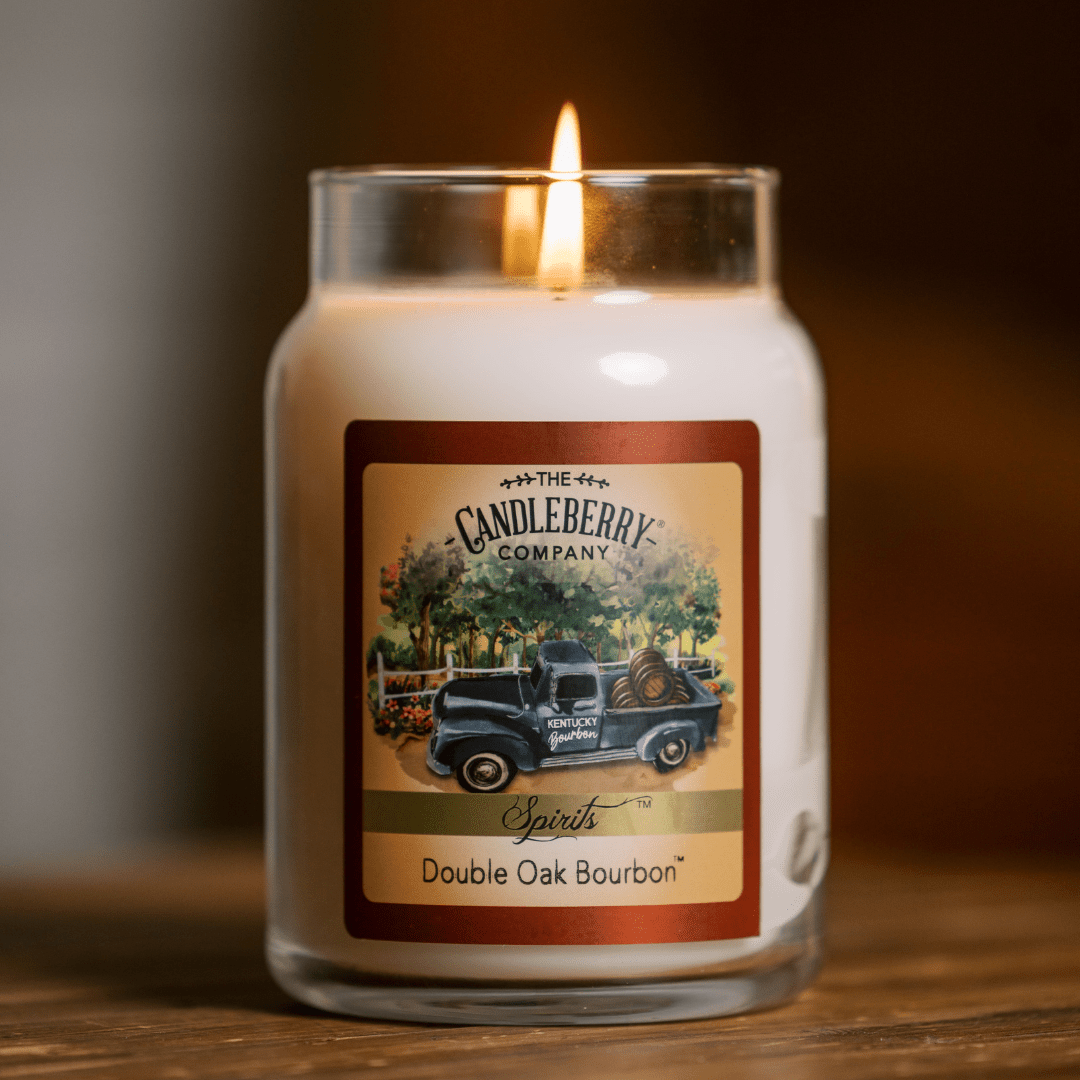 SPIRITS Double Oak Bourbon Large Jar Candle | 22-26oz