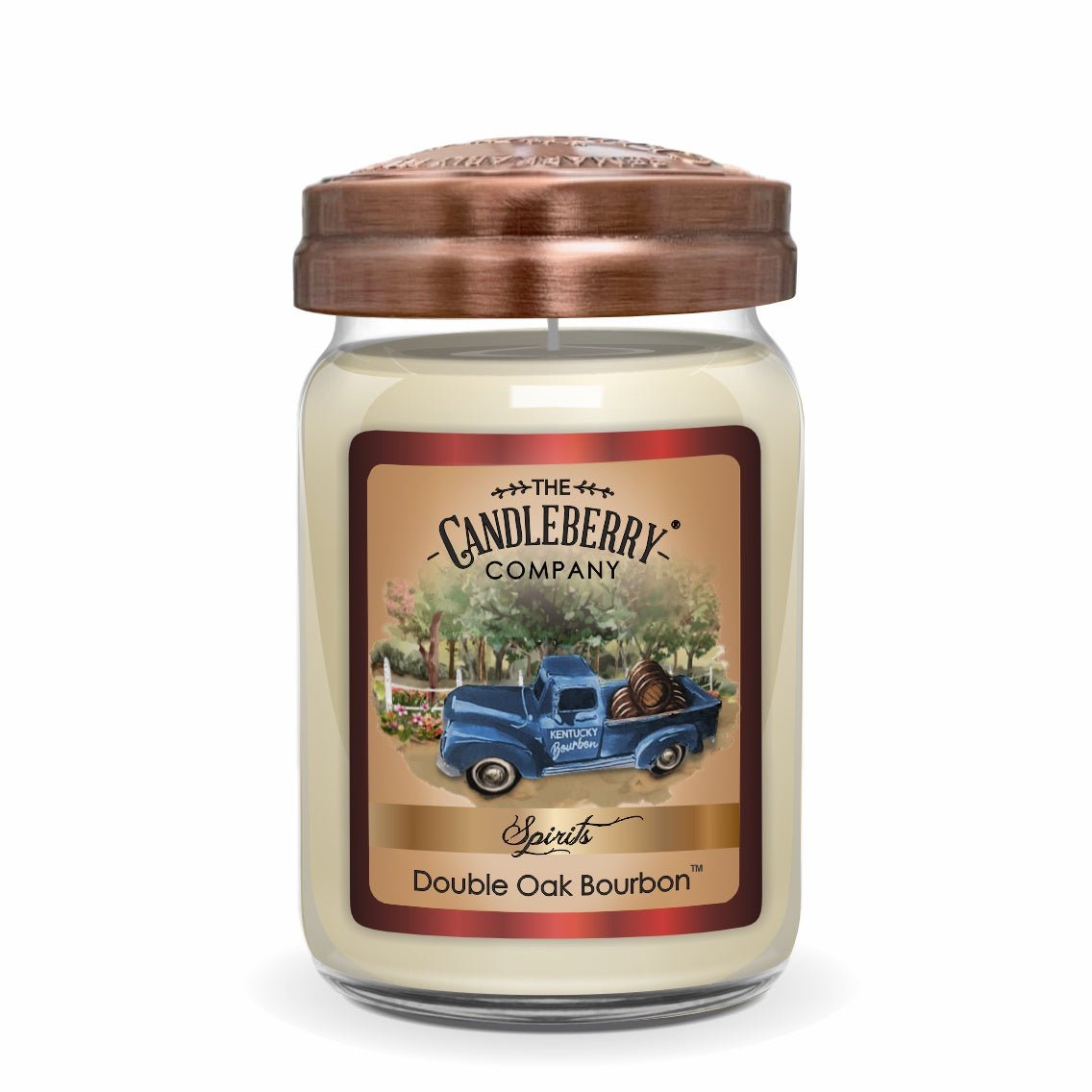 SPIRITS Double Oak Bourbon Large Jar Candle | 22-26oz