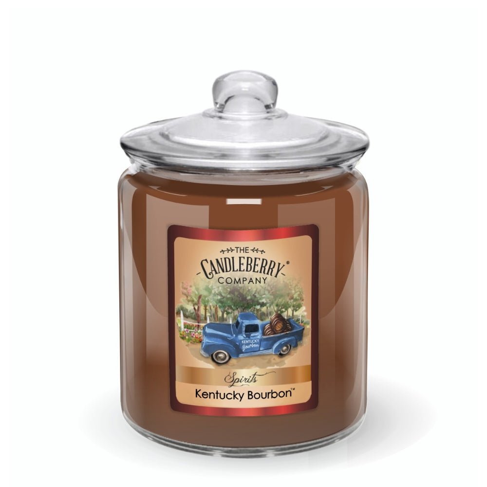 SPIRITS Kentucky Bourbon 3-Wick Candy Jar Candle | Glass