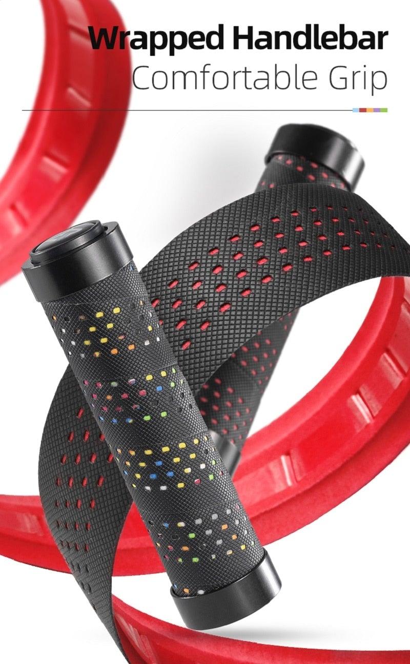 Ultralight Anti-Slip Sponge Bike Grips with Aluminum Lock-On System