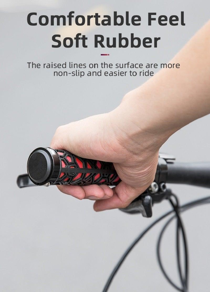 Ultralight Anti-Slip Sponge Bike Grips with Aluminum Lock-On System