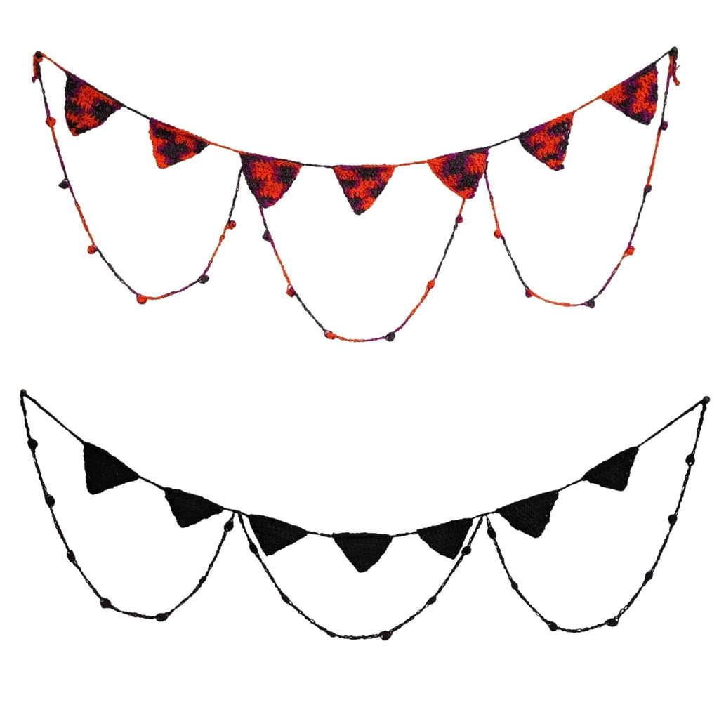 Spooky Chic Halloween Bunting Crochet Kit - DIY Fall Home Decor