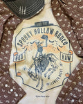 Spooky Hollow Rodeo Halloween Western Graphic Tee | Unisex Short Sleeve Tee by Rowdy Rowels | Custom Handmade in the USA