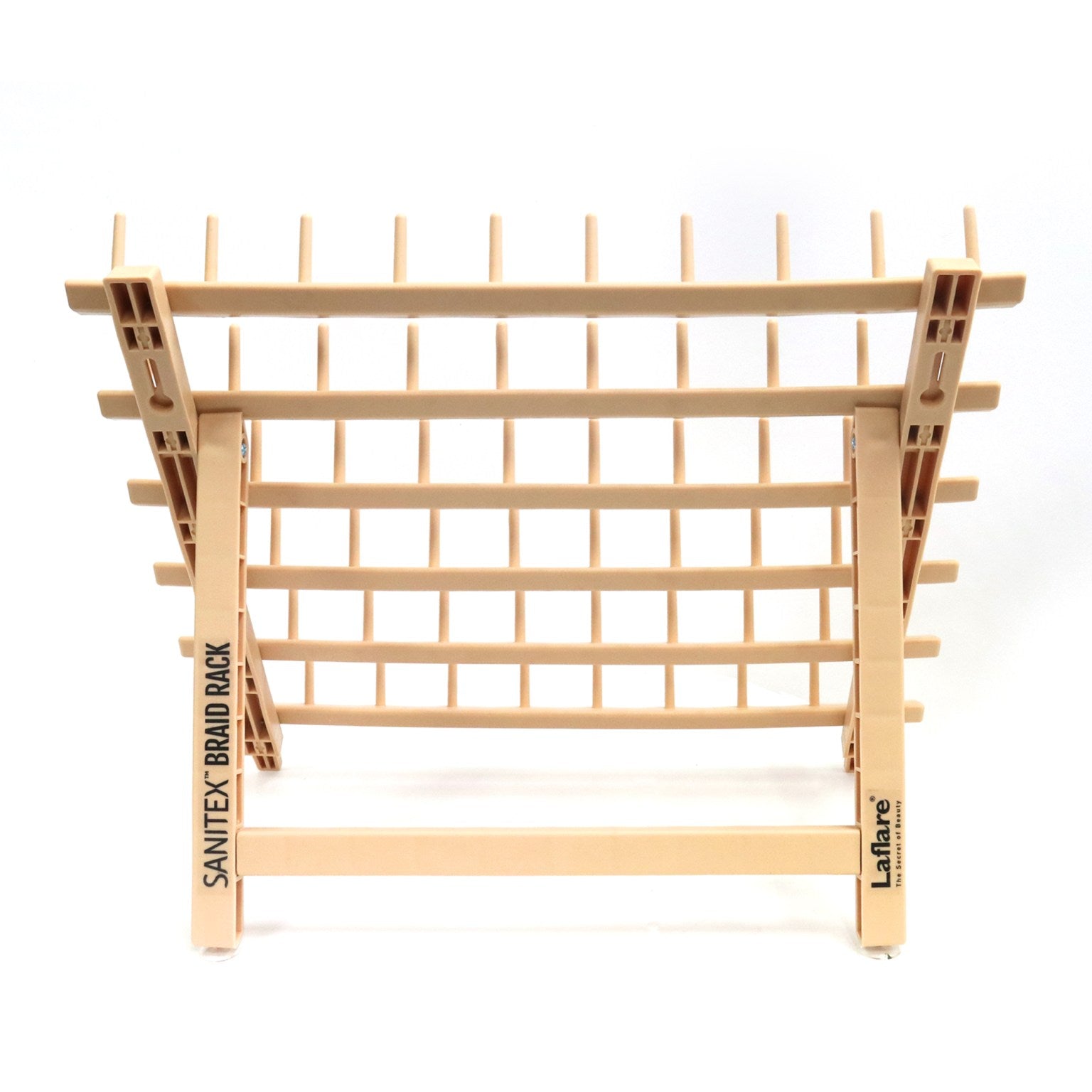 Wooden Braiding Hair Rack and Spool Organizer for Stylists
