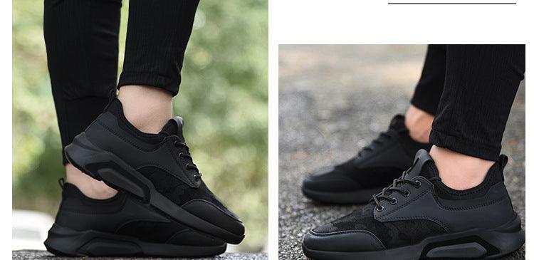Black Lightweight Athletic Running & Gym Sneakers