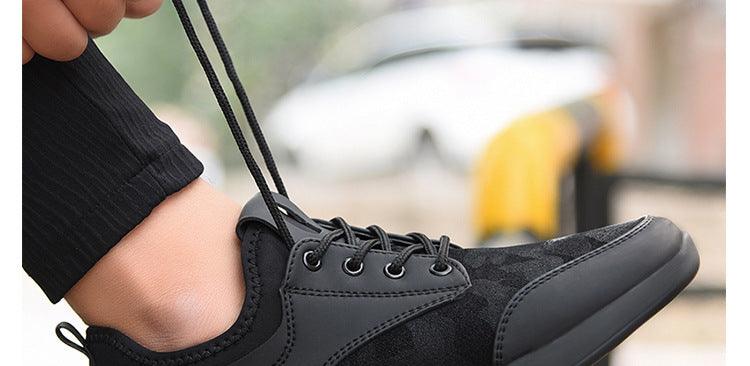 Black Lightweight Athletic Running & Gym Sneakers