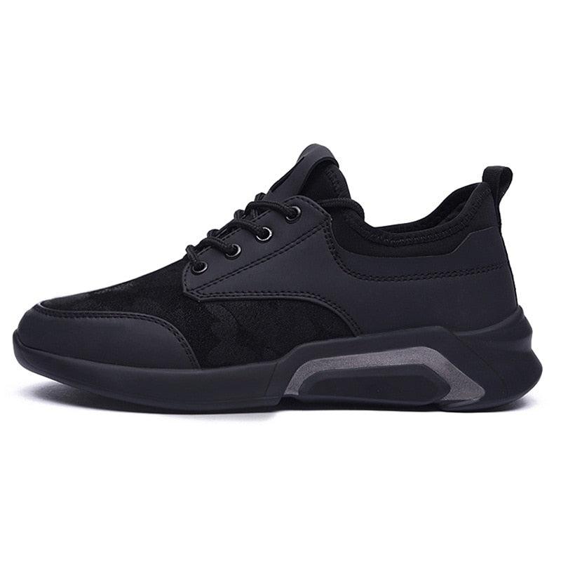 Black Lightweight Athletic Running & Gym Sneakers