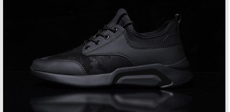 Black Lightweight Athletic Running & Gym Sneakers