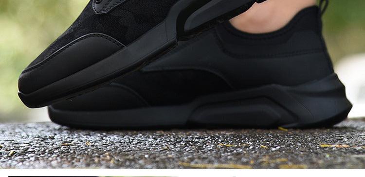 Black Lightweight Athletic Running & Gym Sneakers