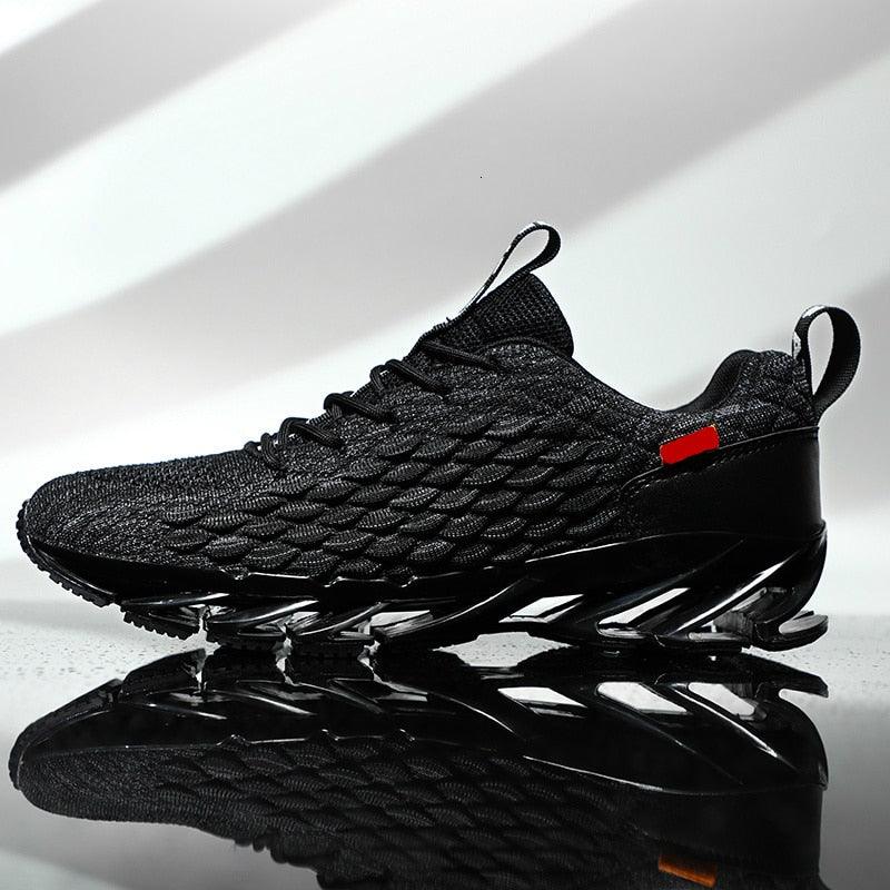 Men's Breathable Athletic Walking Sneakers with Honeycomb Cushion