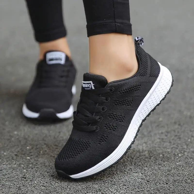Women’s Breathable Mesh Sneakers – Lightweight Casual Walking Shoes