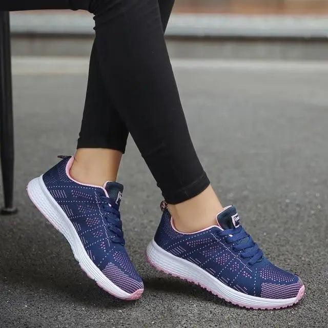 Women’s Breathable Mesh Sneakers – Lightweight Casual Walking Shoes