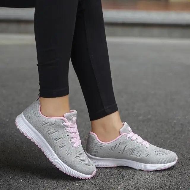 Women’s Breathable Mesh Sneakers – Lightweight Casual Walking Shoes
