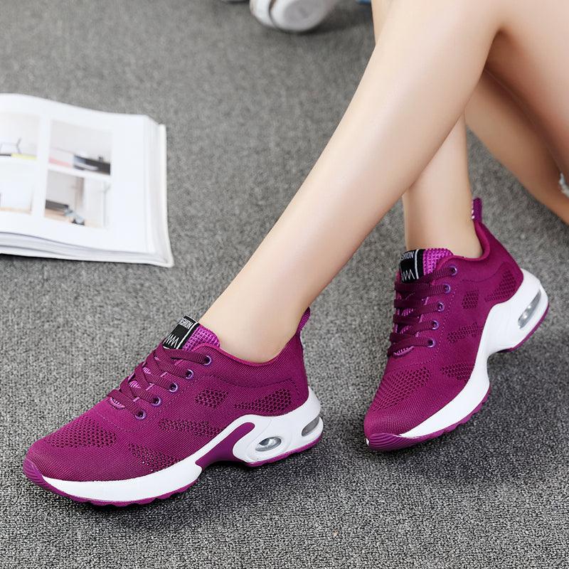 Women's Lightweight Athletic Sneakers Breathable Air Cushion Shoes