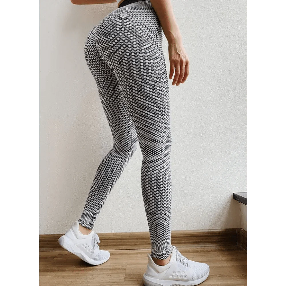 Girls High Waist Push Up Yoga Leggings Breathable Activewear Pants
