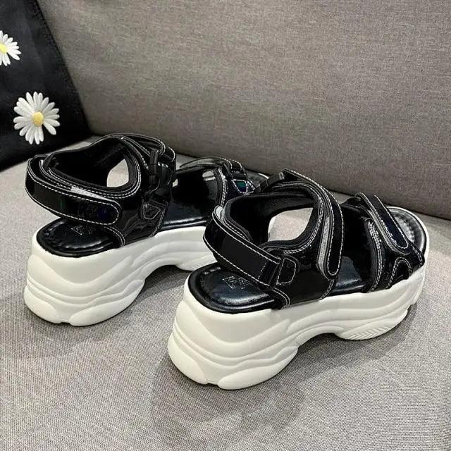 Sporty Women's Colorful Sandals, Y2K Fashion Beach Sandals