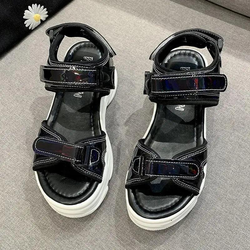 Sporty Women's Colorful Sandals, Y2K Fashion Beach Sandals