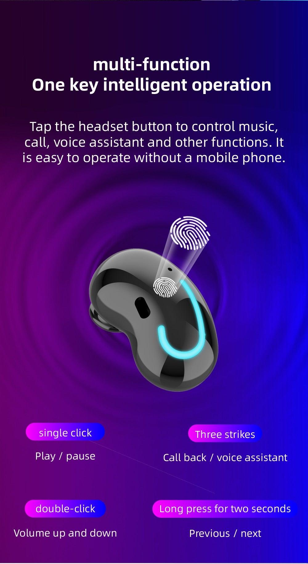 Wireless Bluetooth 5.1 Sport Headphones with HiFi Sound & LED Display