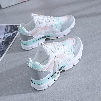 Women's Breathable Mesh Running Shoes Casual Athletic Sneakers