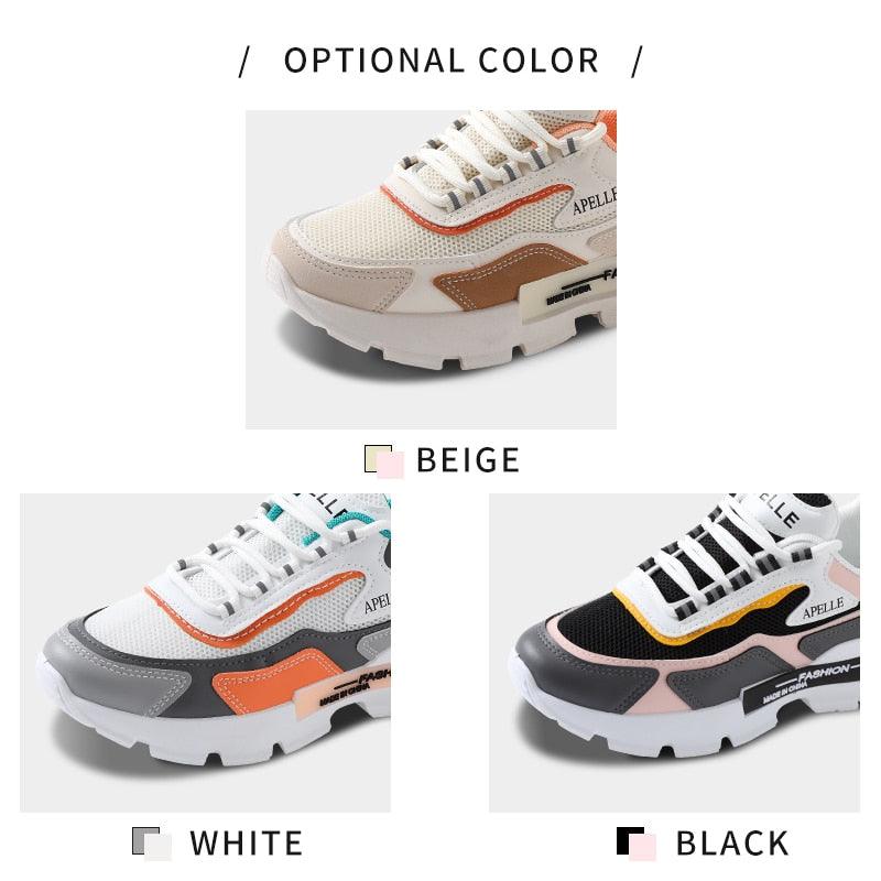 Women's Breathable Mesh Running Shoes Casual Athletic Sneakers