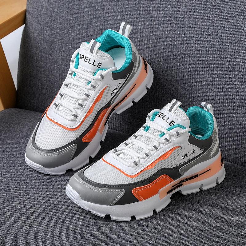 Women's Breathable Mesh Running Shoes Casual Athletic Sneakers