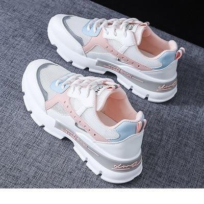 Women's Breathable Mesh Running Shoes Casual Athletic Sneakers
