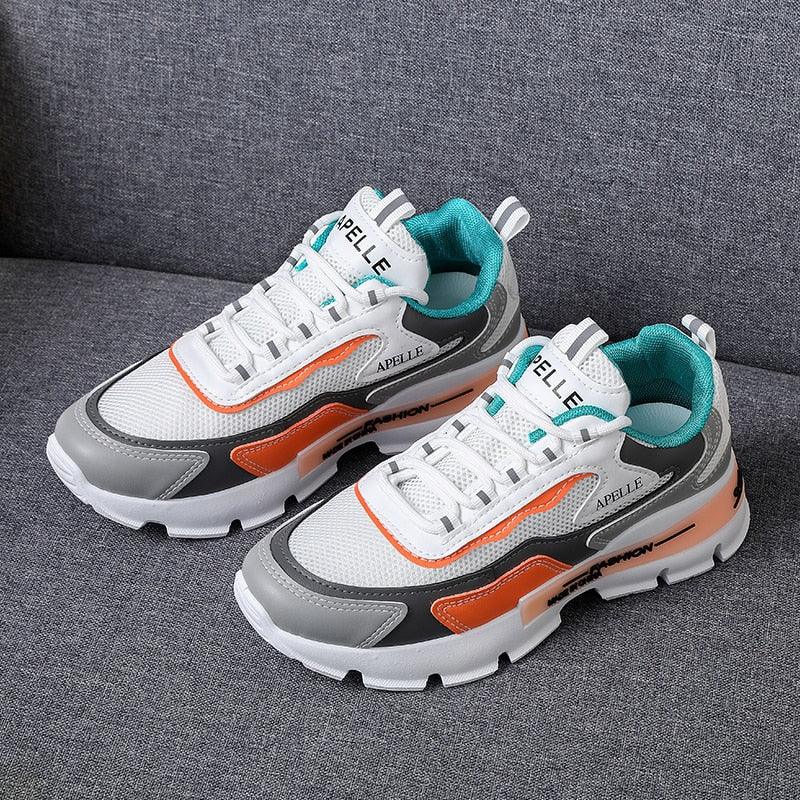 Women's Breathable Mesh Running Shoes Casual Athletic Sneakers