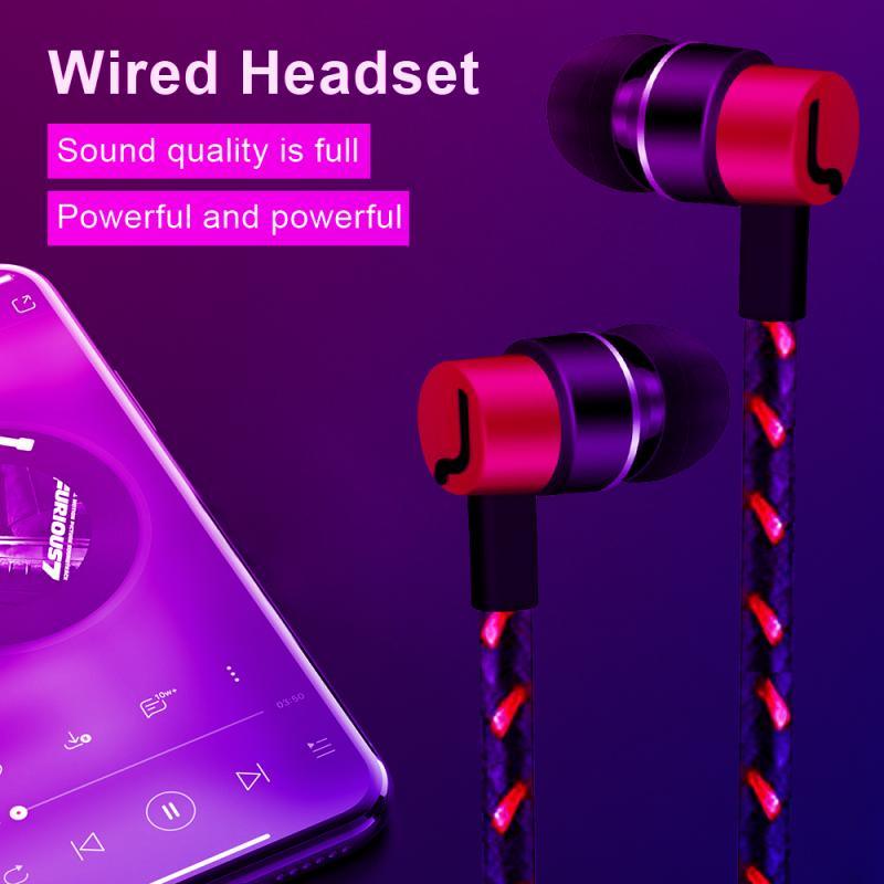 Wired Gaming In-Ear Earbuds with Mic, Stereo Sound & Volume Control