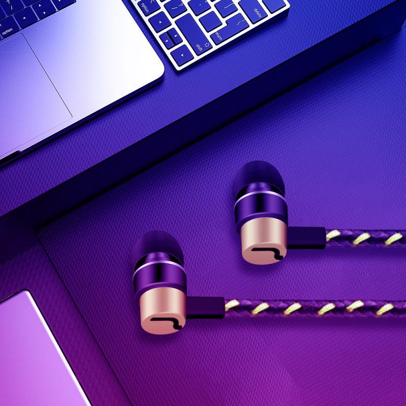 Wired Gaming In-Ear Earbuds with Mic, Stereo Sound & Volume Control