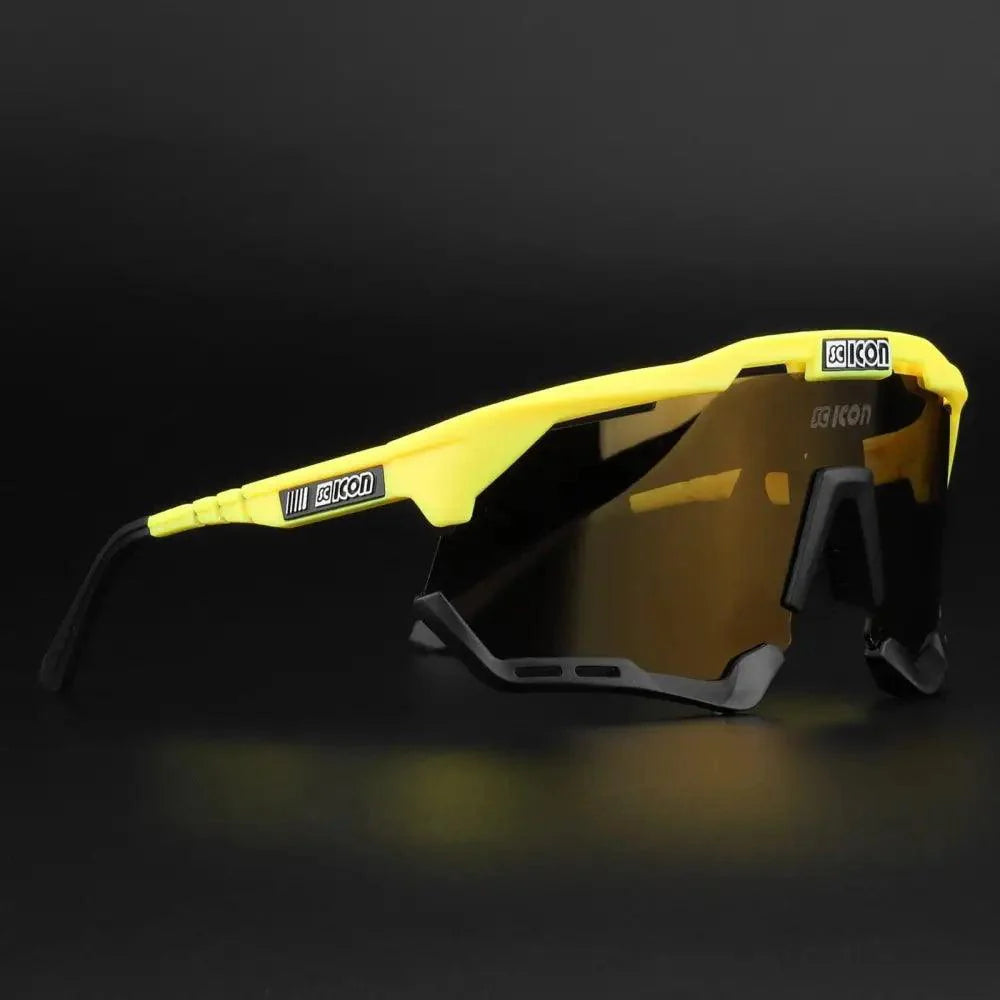 Photochromic Polarized Cycling Sunglasses for Road & Mountain Bike