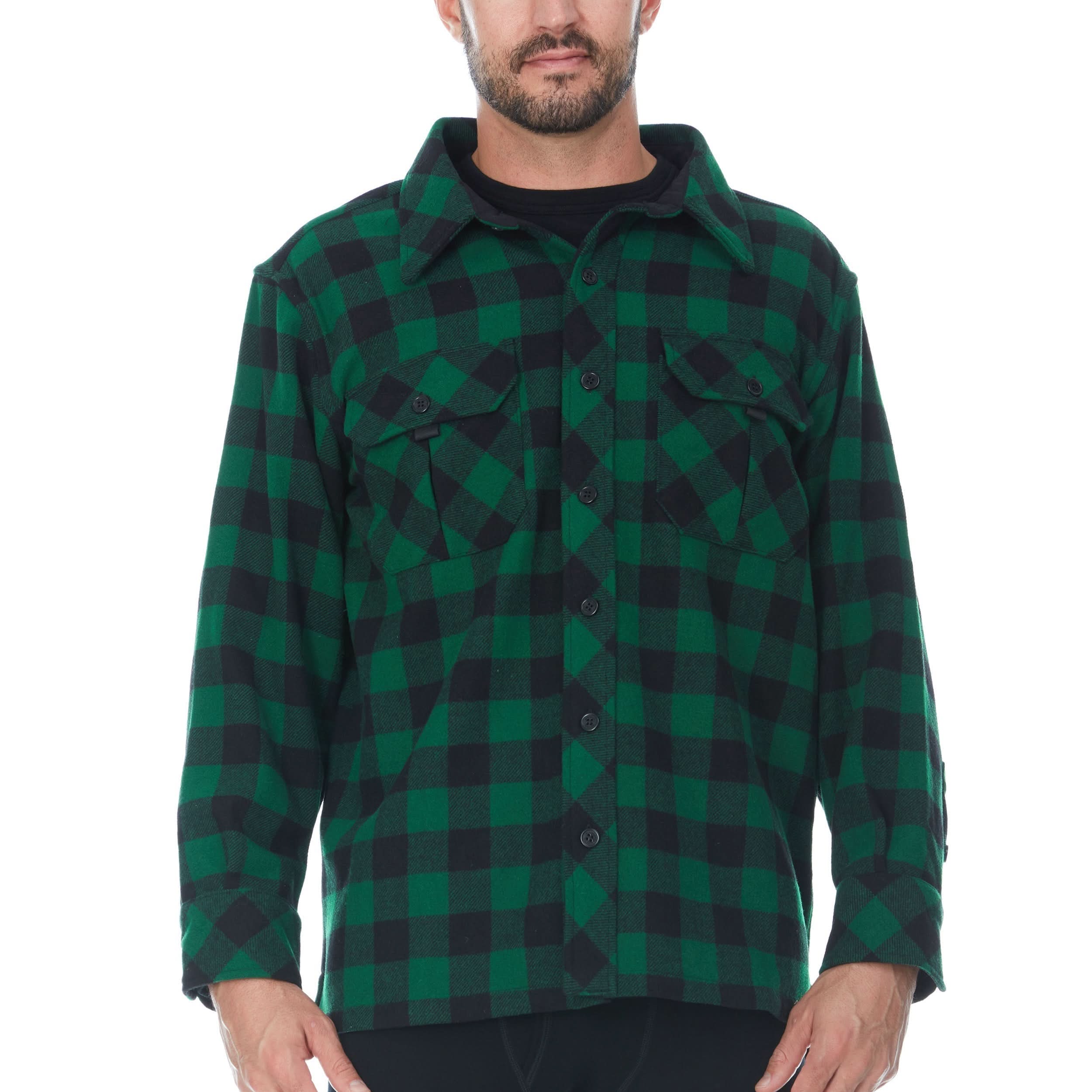 Minus33 heavyweight wool guide shirt jacket in a durable, thick knit fabric for outdoor activities.