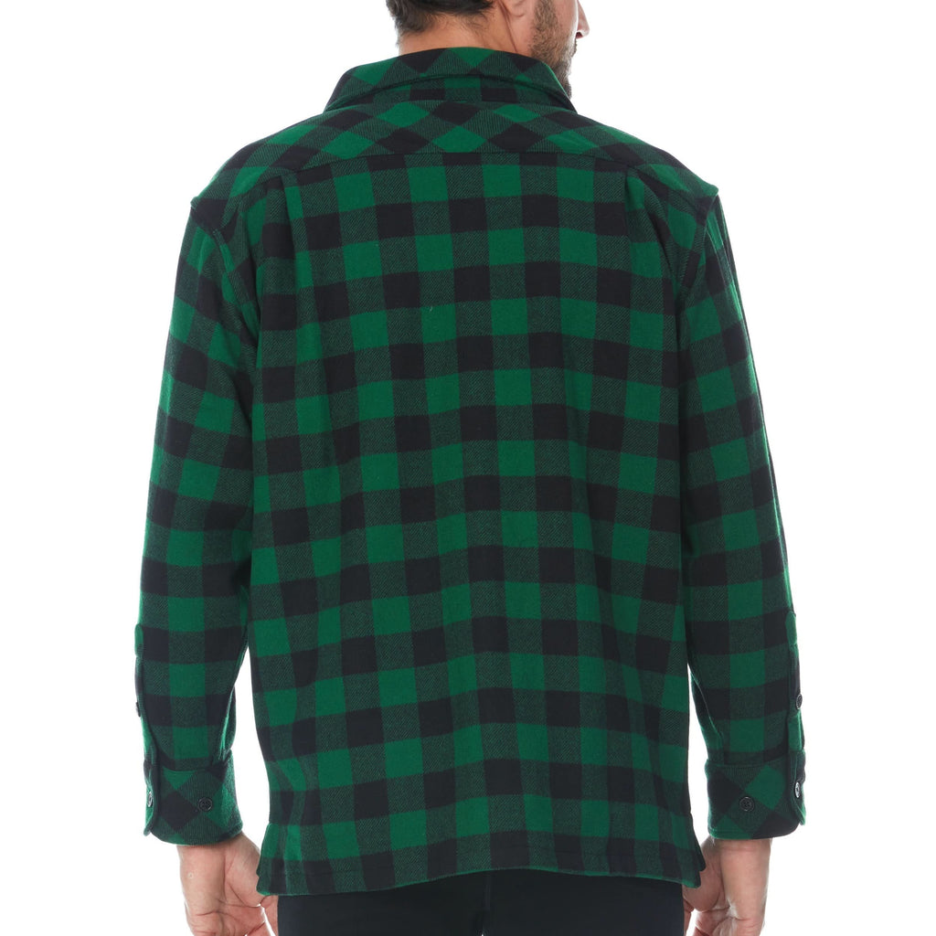 Heavyweight Wool Guide Shirt Jacket - 34.4oz Durable Outerwear