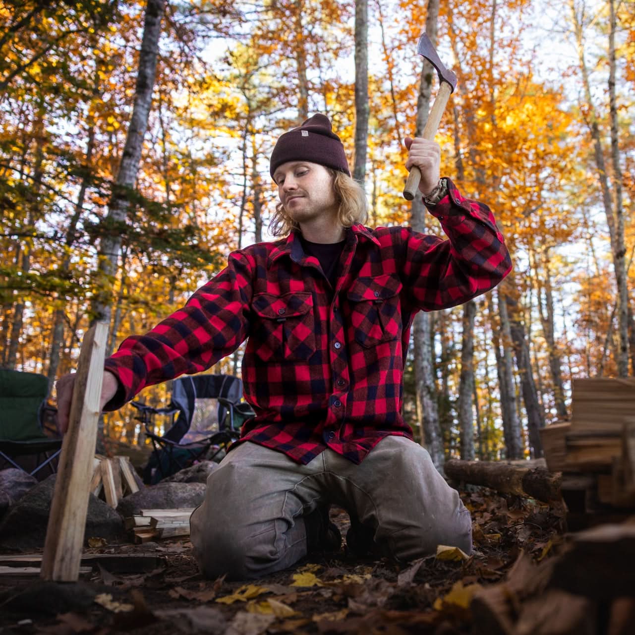 Heavyweight Wool Guide Shirt Jacket - 34.4oz Durable Outerwear