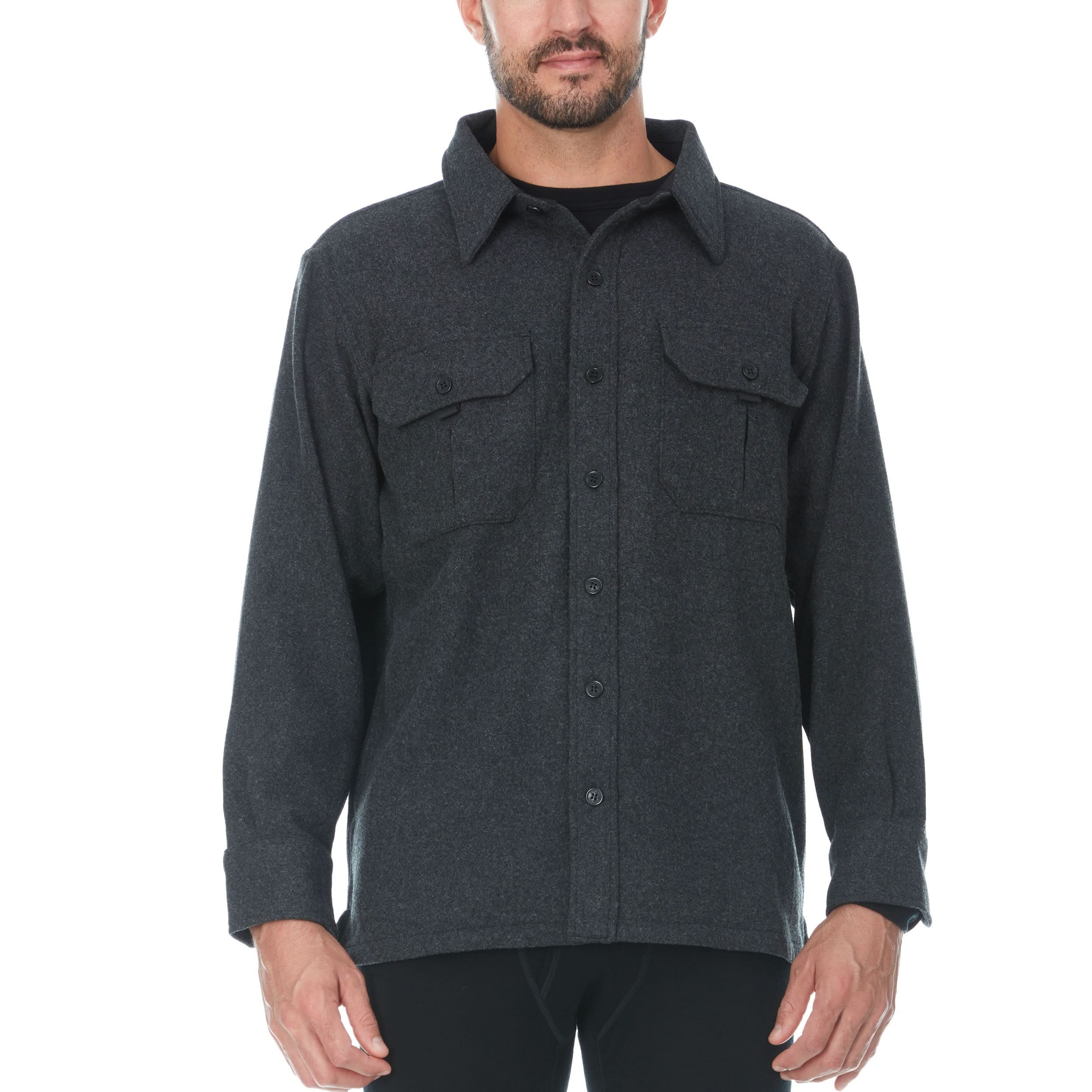 Heavyweight Wool Guide Shirt Jacket - 34.4oz Durable Outerwear