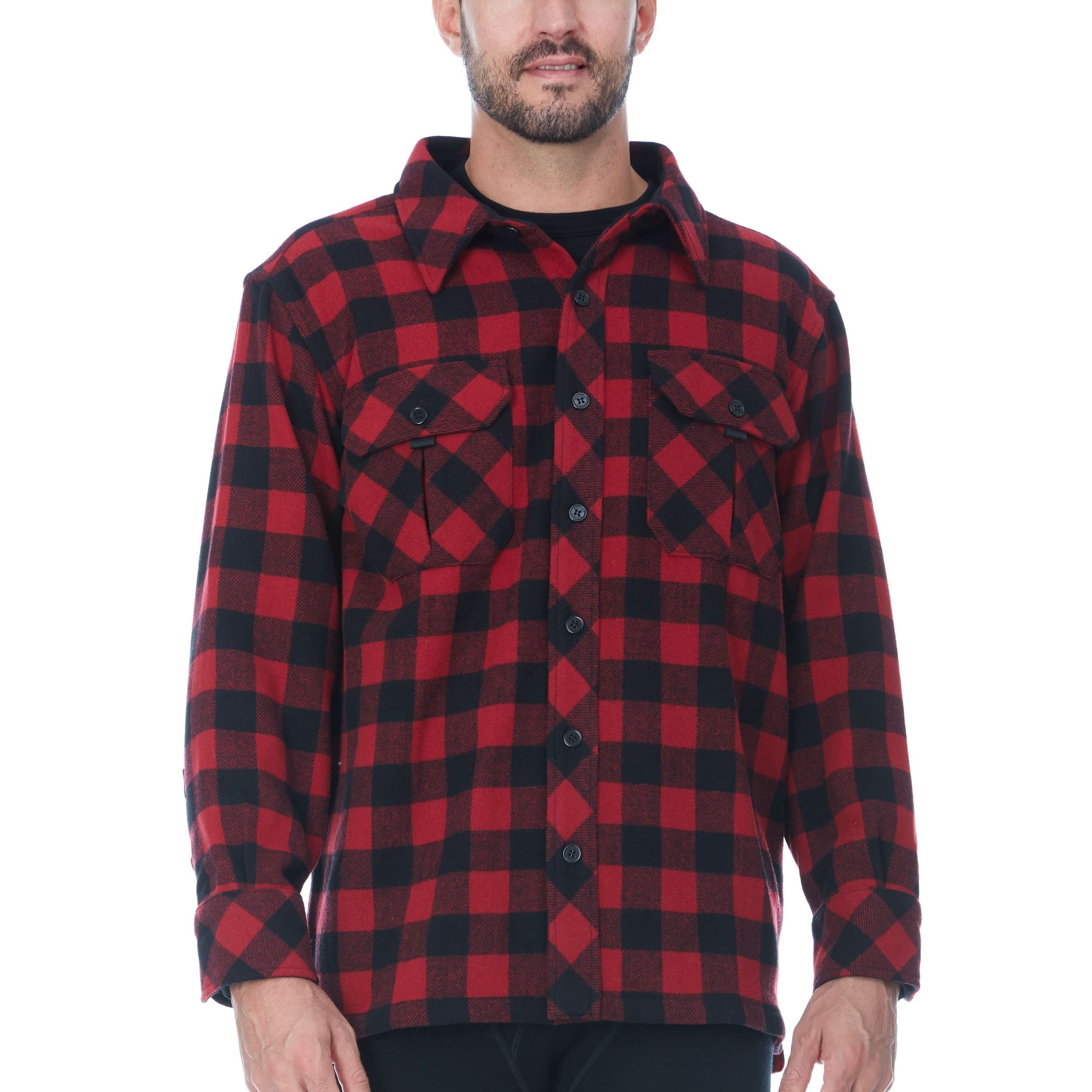 Heavyweight Wool Guide Shirt Jacket - 34.4oz Durable Outerwear