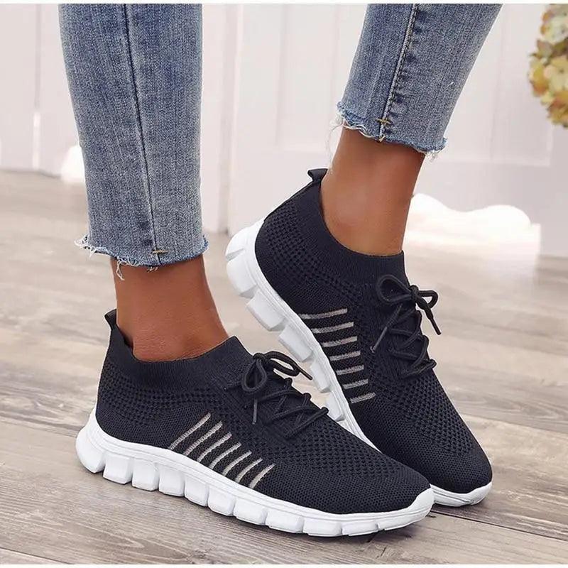 Women's Lightweight Breathable Mesh Sneakers for Summer Walking