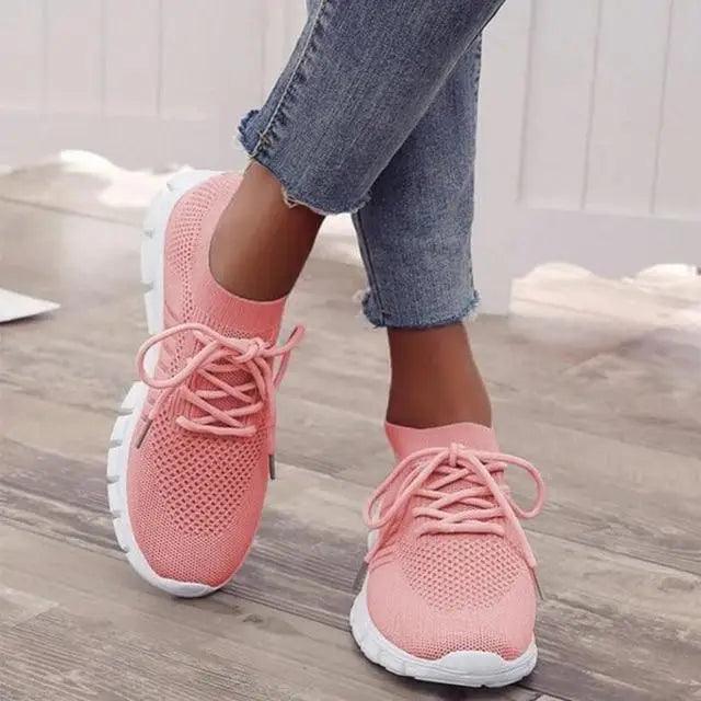 Women's Lightweight Breathable Mesh Sneakers for Summer Walking