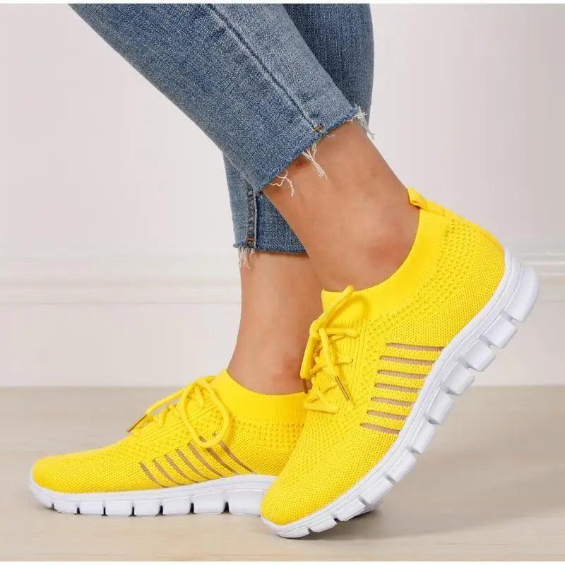 Women's Lightweight Breathable Mesh Sneakers for Summer Walking