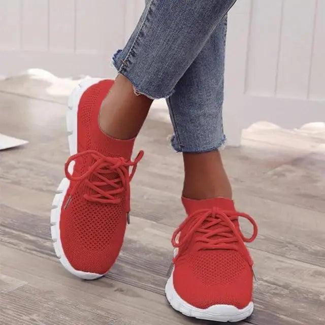 Women's Lightweight Breathable Mesh Sneakers for Summer Walking