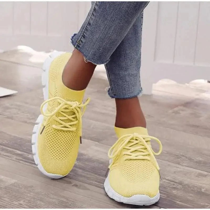 Women's Lightweight Breathable Mesh Sneakers for Summer Walking
