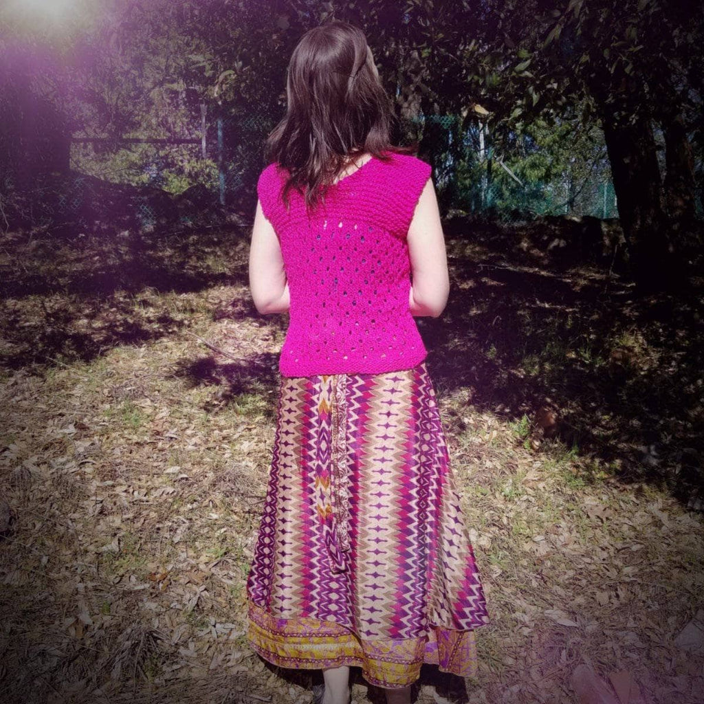 Spring Fling Tee Knitting Pattern: DIY Handmade Summer Top