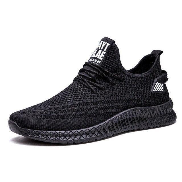 Men's White Mesh Breathable Fashion Sneakers Lightweight Trainers