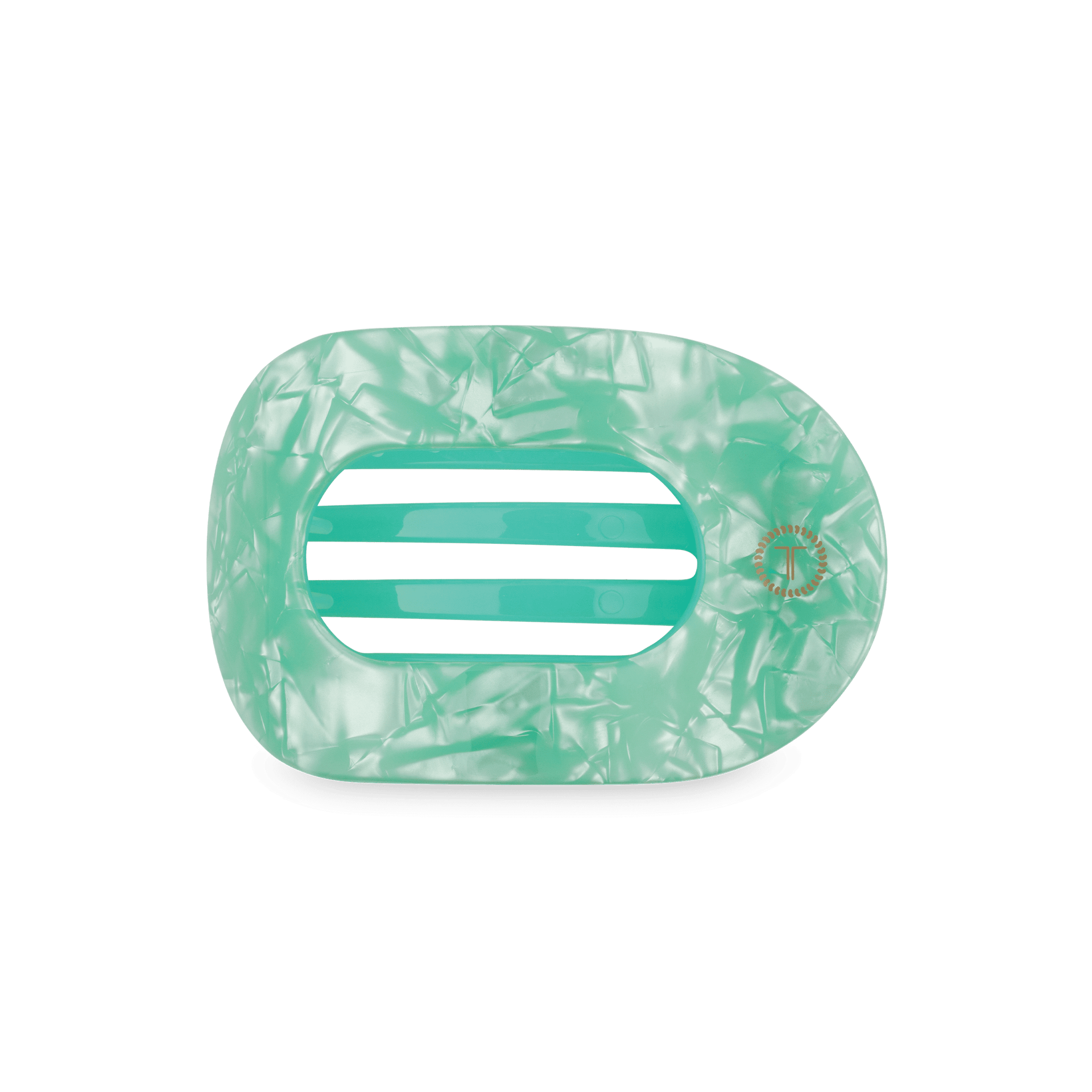 Spring Splash Medium Flat Round Hair Clip