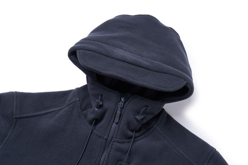 Men’s Tactical Waterproof Fleece Hooded Jacket Windproof Outdoor