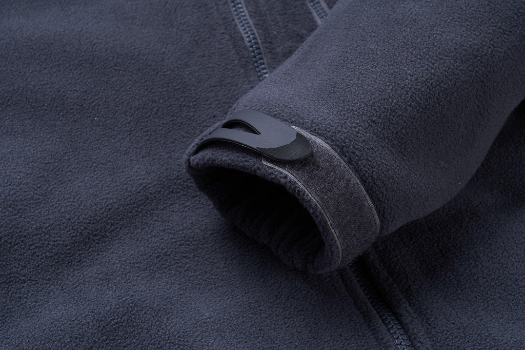 Men’s Tactical Waterproof Fleece Hooded Jacket Windproof Outdoor