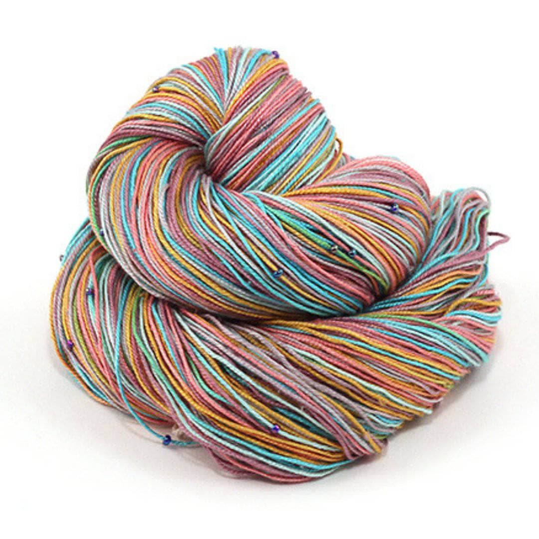 Springtime City Mini Crochet Scarf Kit - Multi-Colored Knit DIY