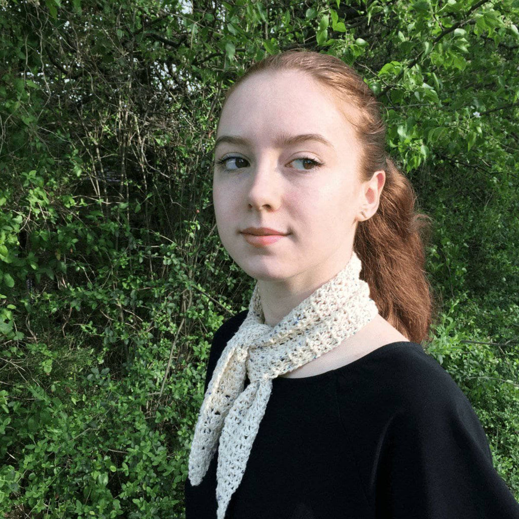 Springtime City Mini Crochet Scarf Beginner Pattern
