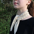 Springtime City Mini Crochet Scarf beginner-friendly pattern, lightweight and silky accessory