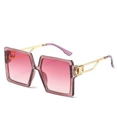 Oversized Flat Top Square Fashion Sunglasses for Women & Men