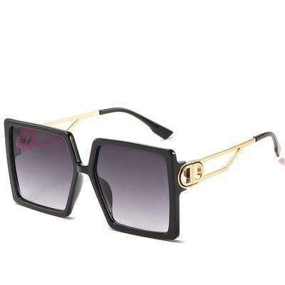Oversized Flat Top Square Fashion Sunglasses for Women & Men